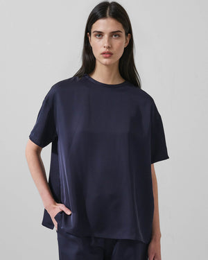 Silk Satin Oversized T-Shirt