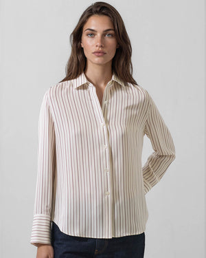 Long Sleeve Silk Shirt