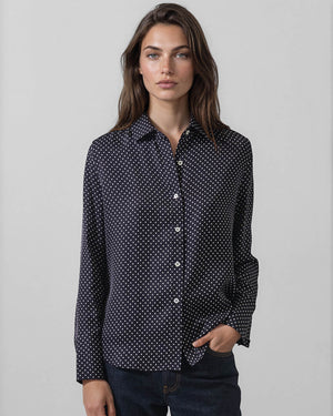 Long Sleeve Silk Shirt