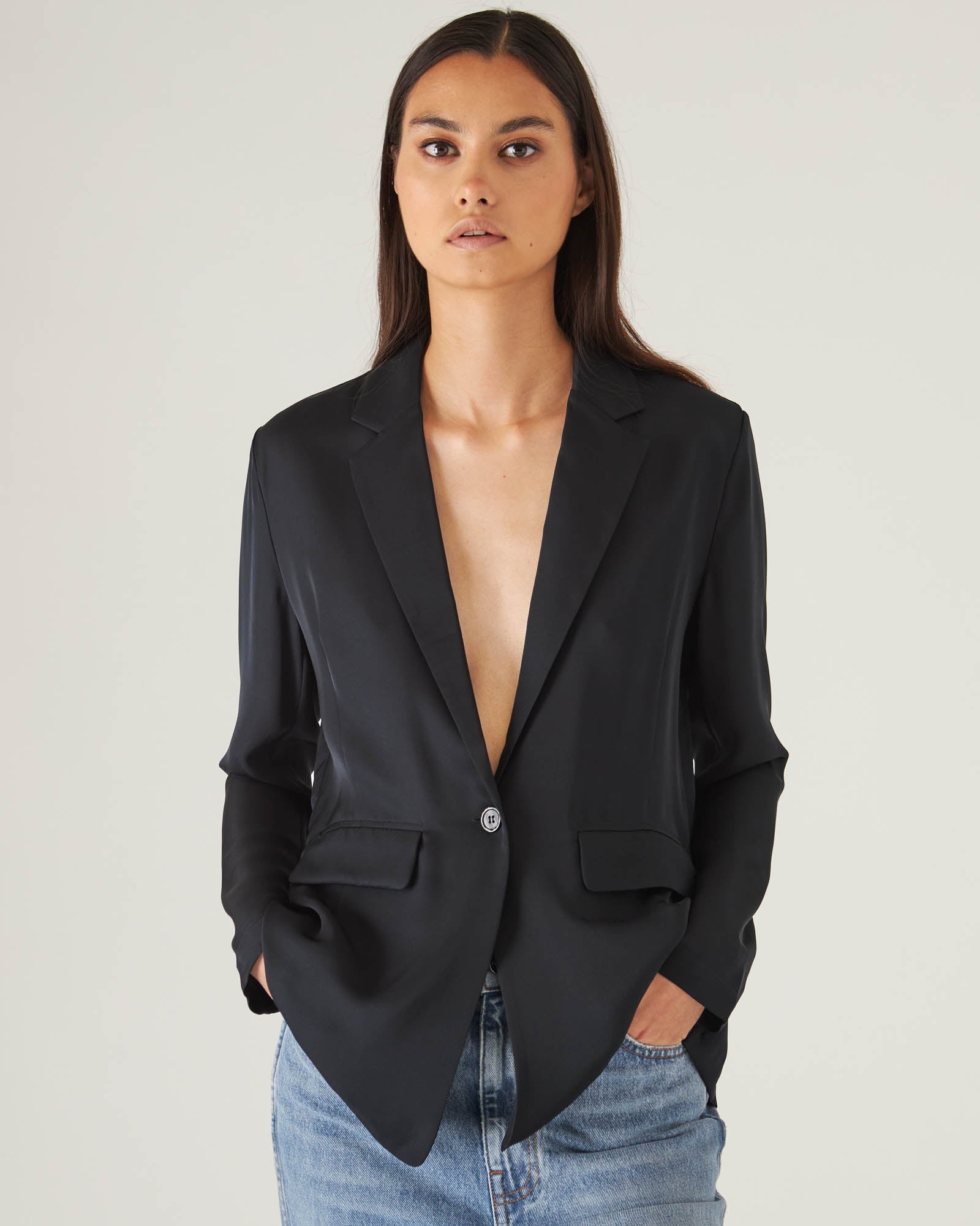 Silk Blazer