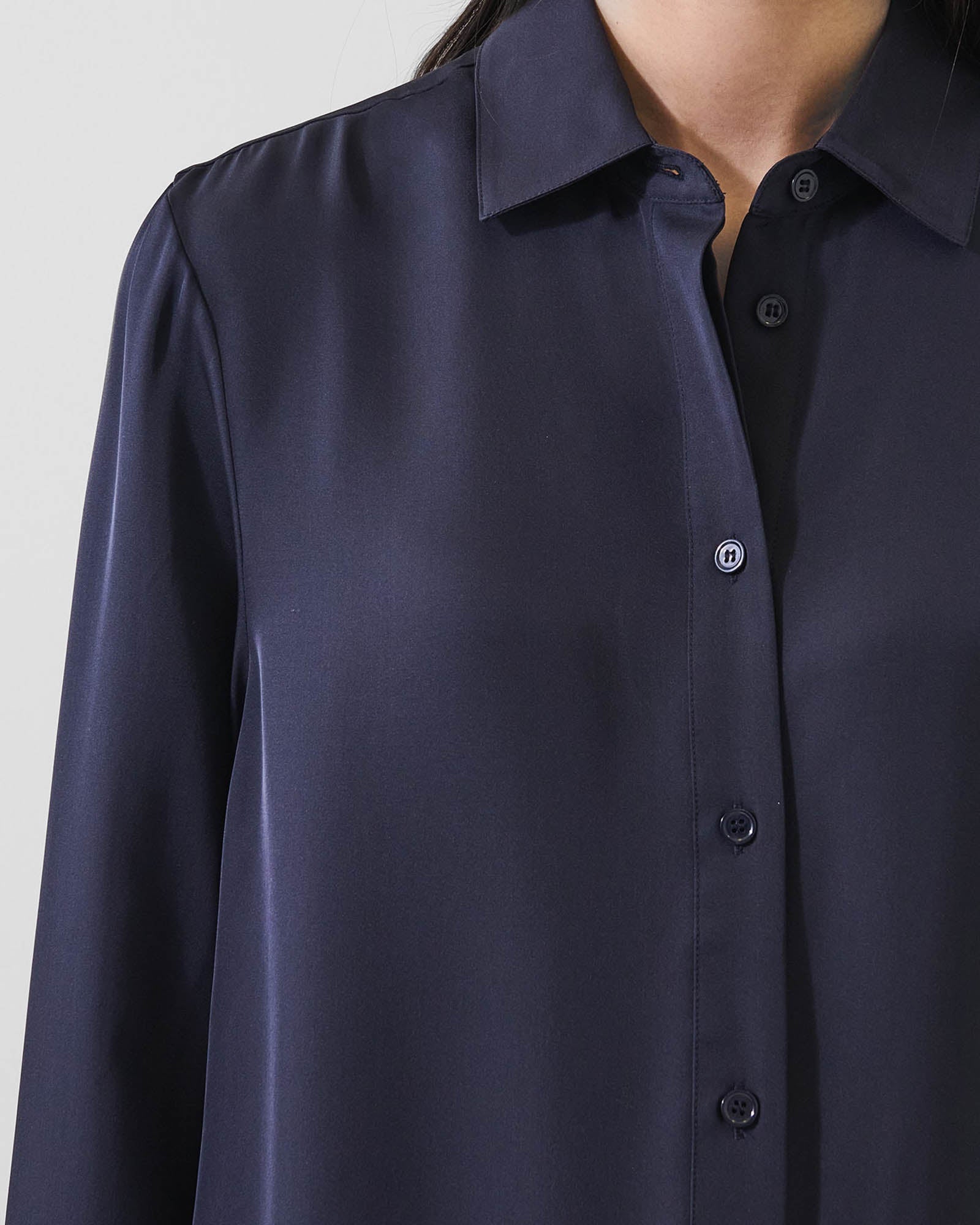Silk Shirt Dress