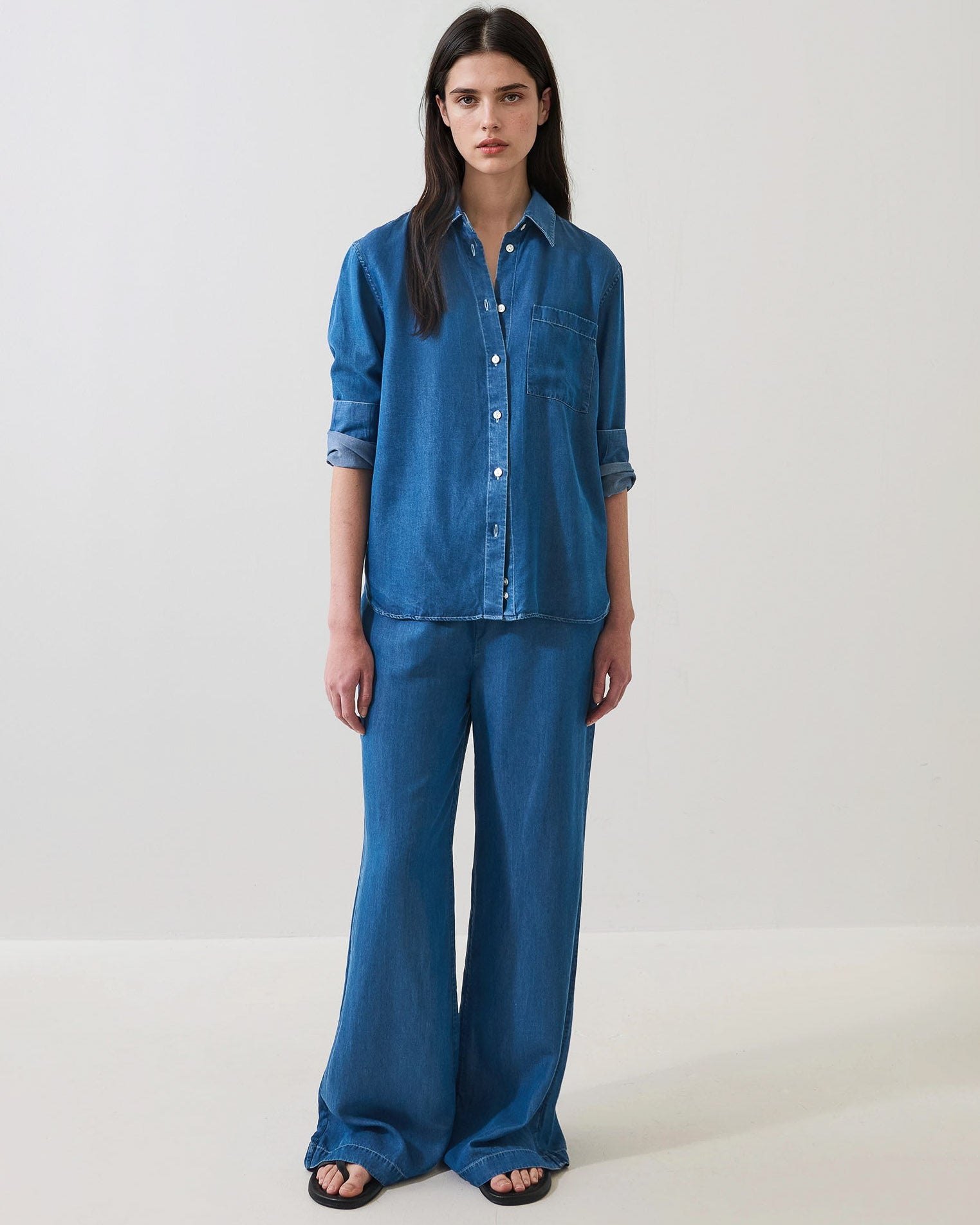 Tencel Stonewash Drawstring Pant