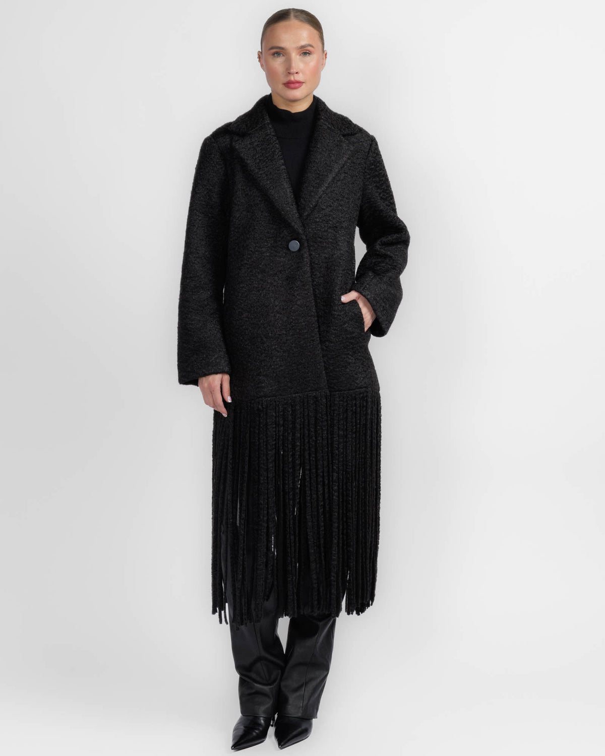 Vero Fringe Coat