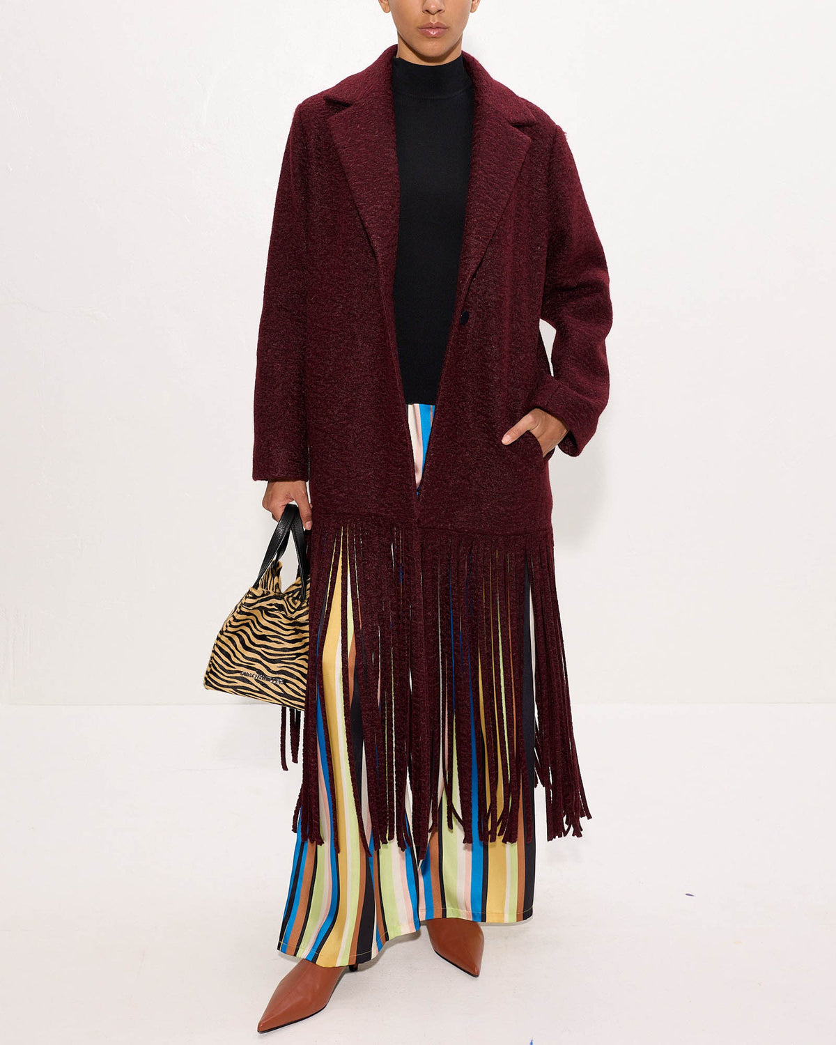 Vero Fringe Coat