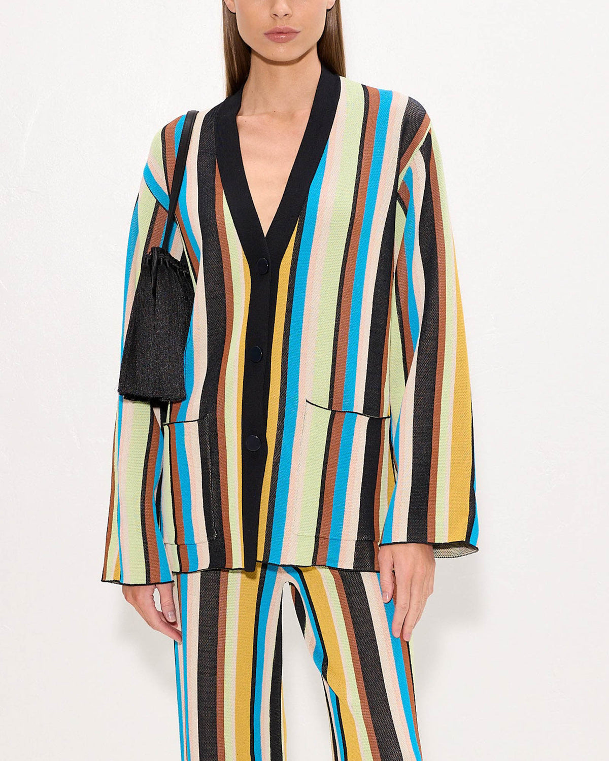 Max Belted Knit Cardigan