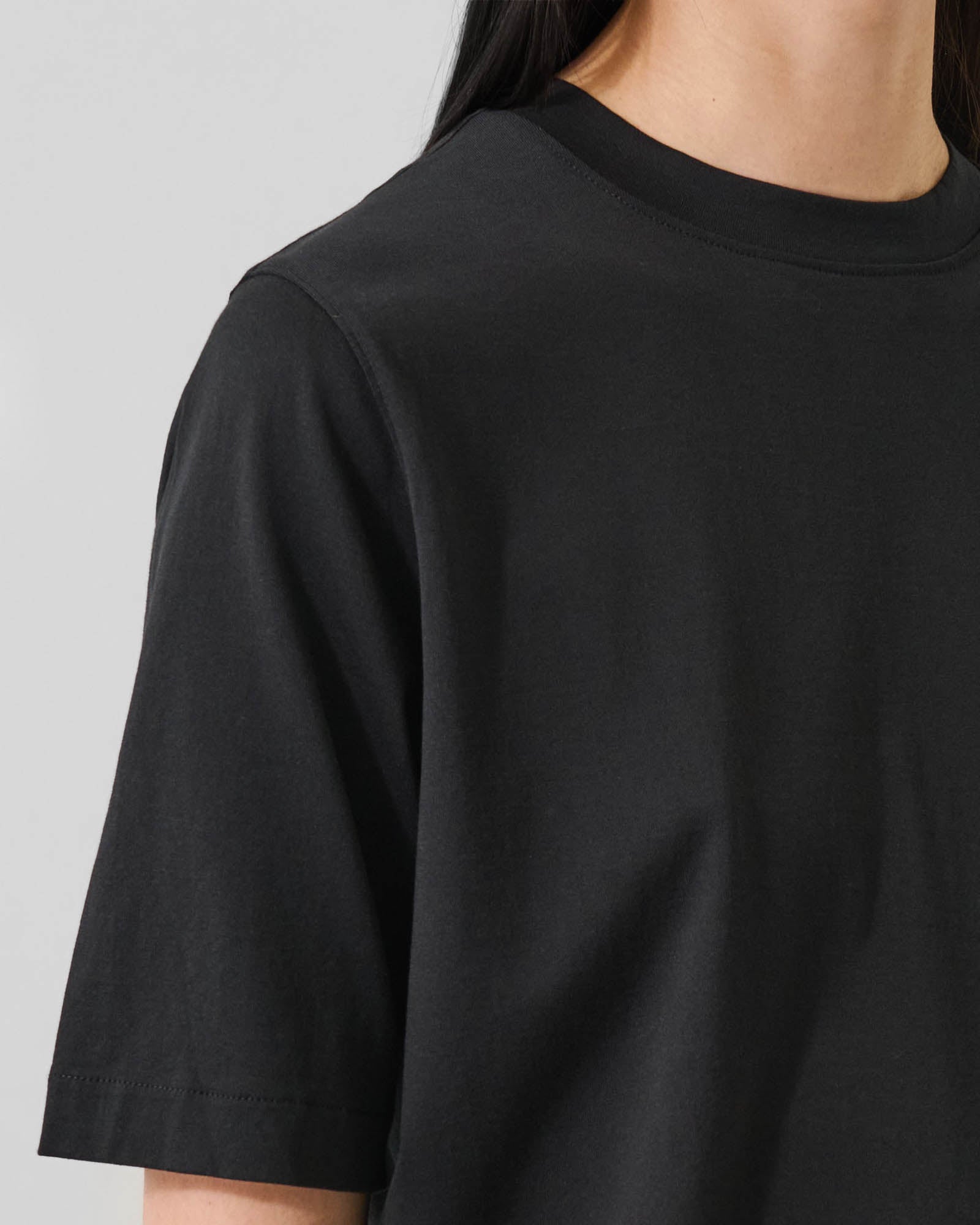Organic Pima Cotton Relaxed Crew