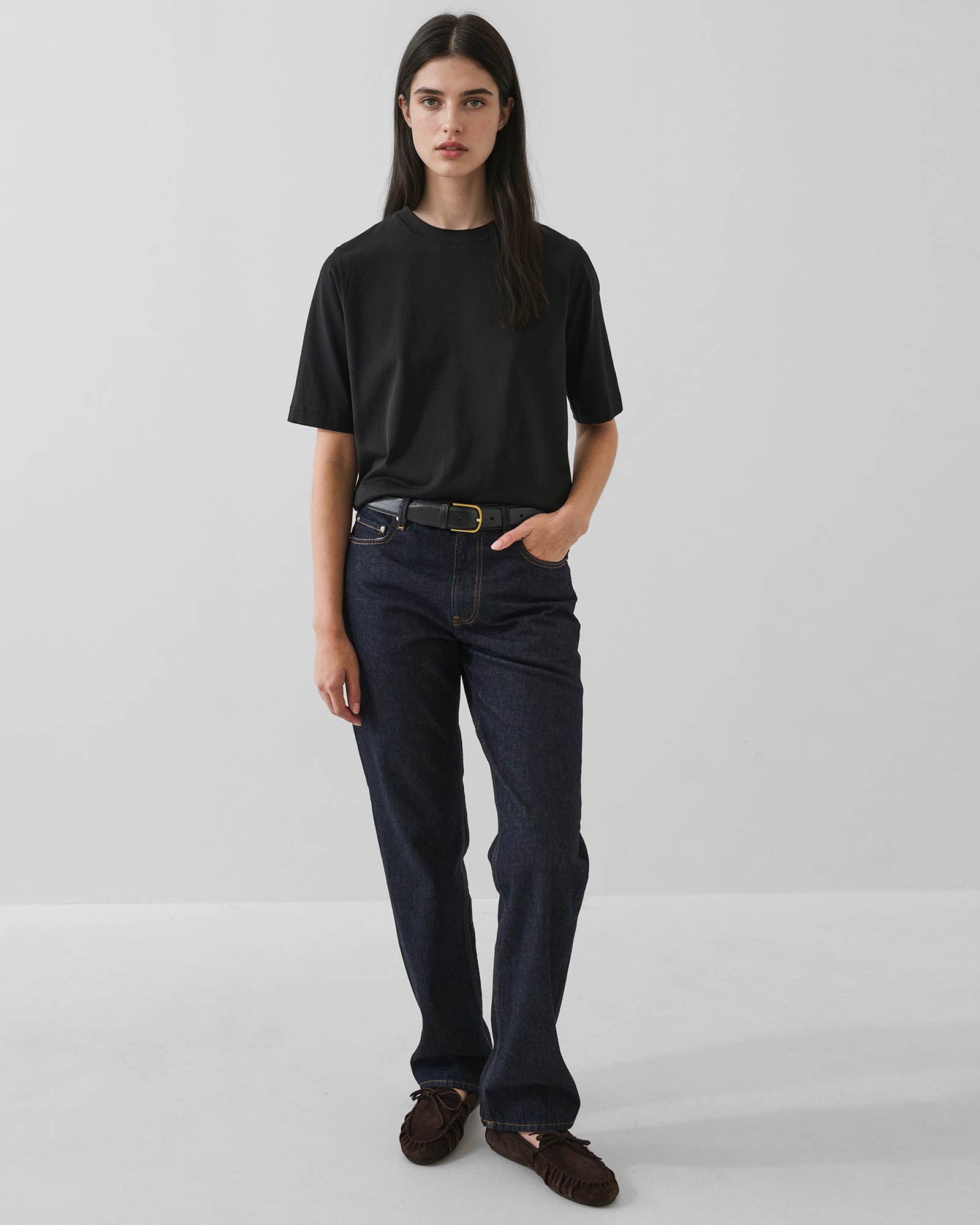 Organic Pima Cotton Relaxed Crew