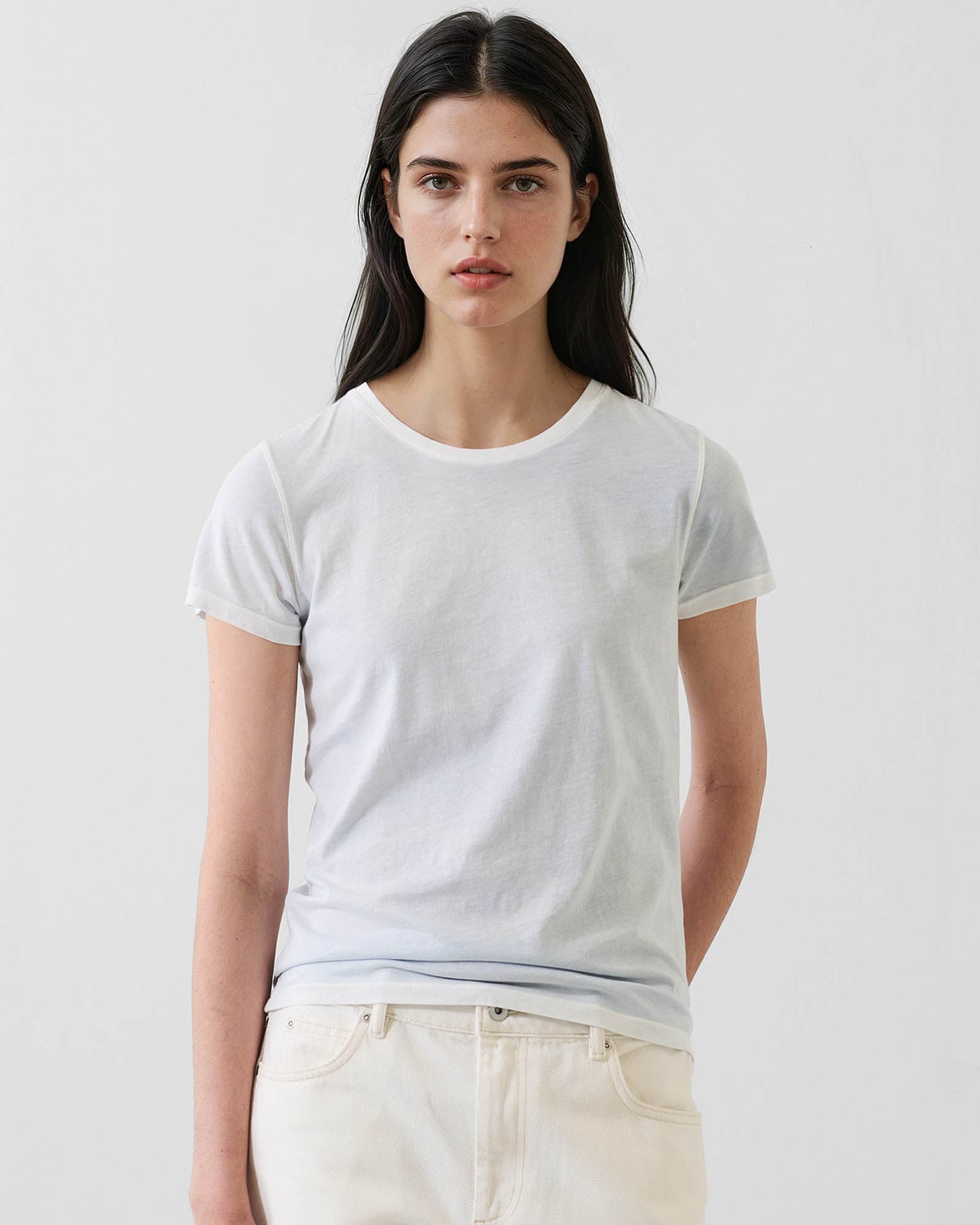 Reverse Spray Lightweight Pima Cotton Classic T-Shirt