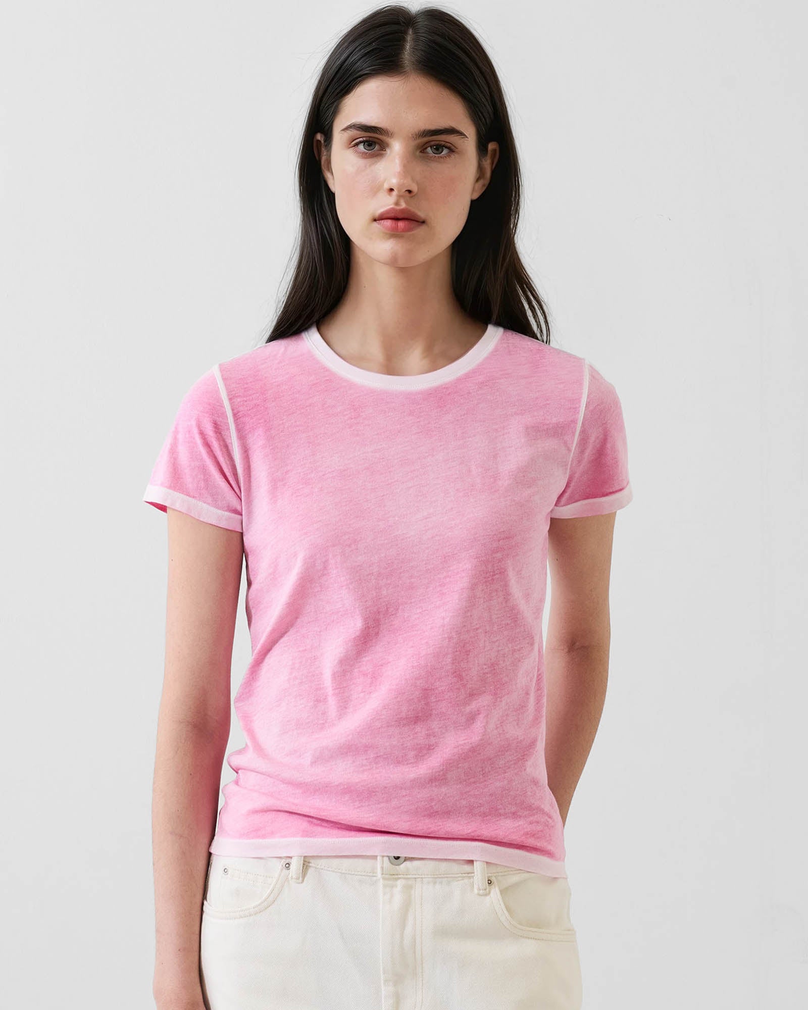Reverse Spray Lightweight Pima Cotton Classic T-Shirt