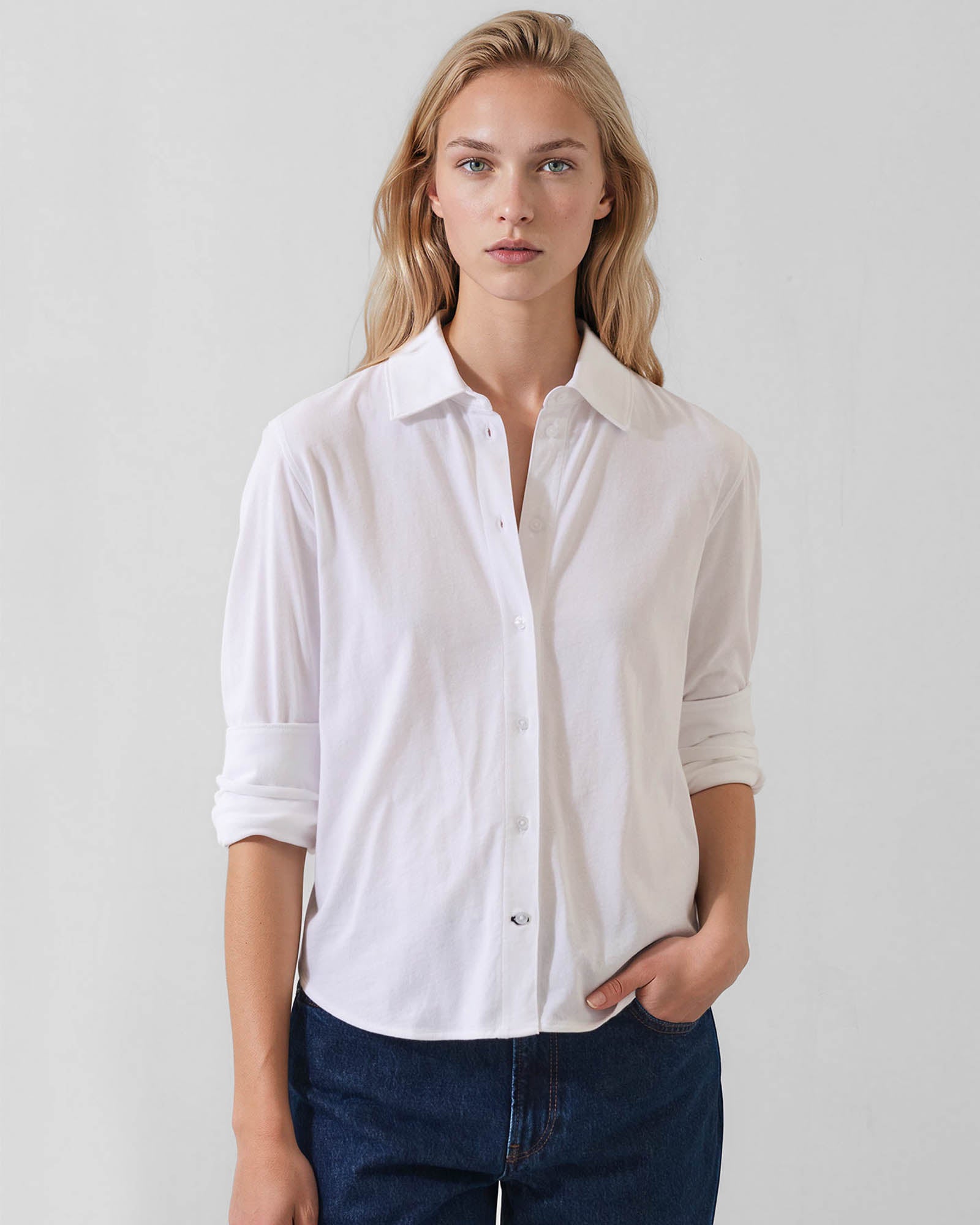 Long Sleeve Relaxed Shirt
