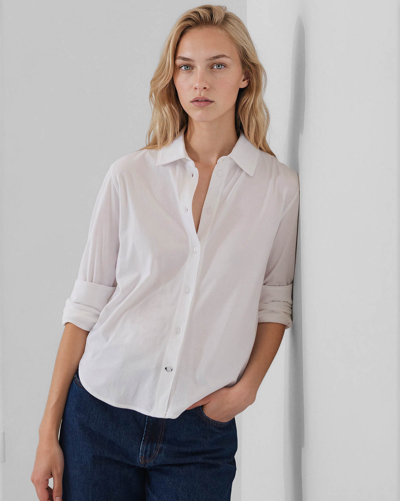Long Sleeve Relaxed Shirt