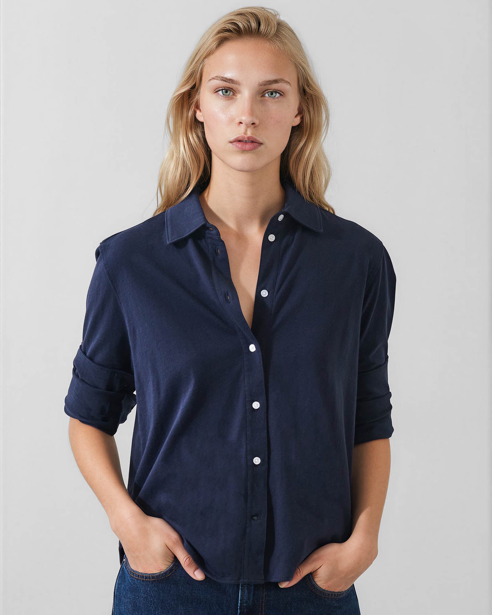 Long Sleeve Relaxed Shirt