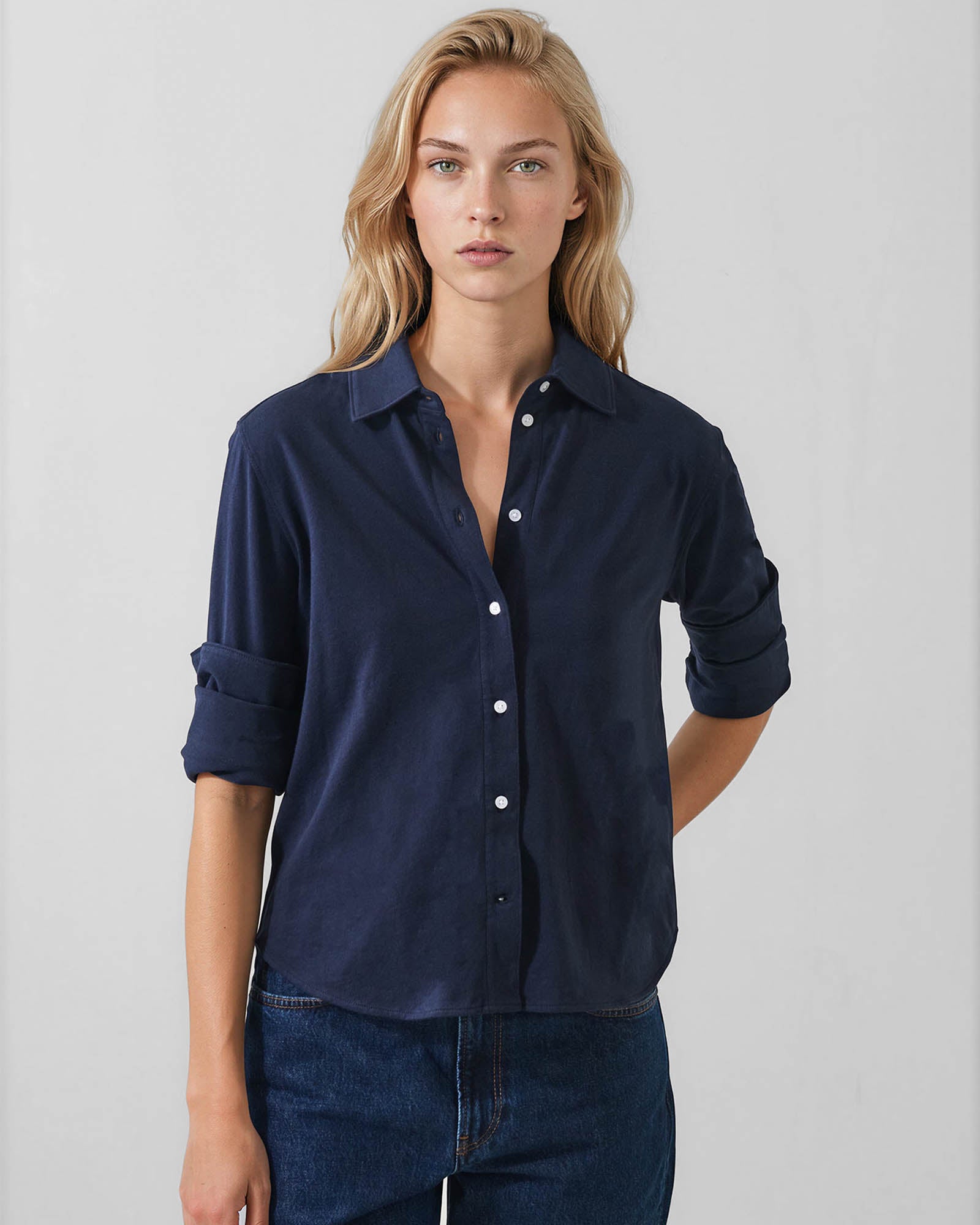 Long Sleeve Relaxed Shirt