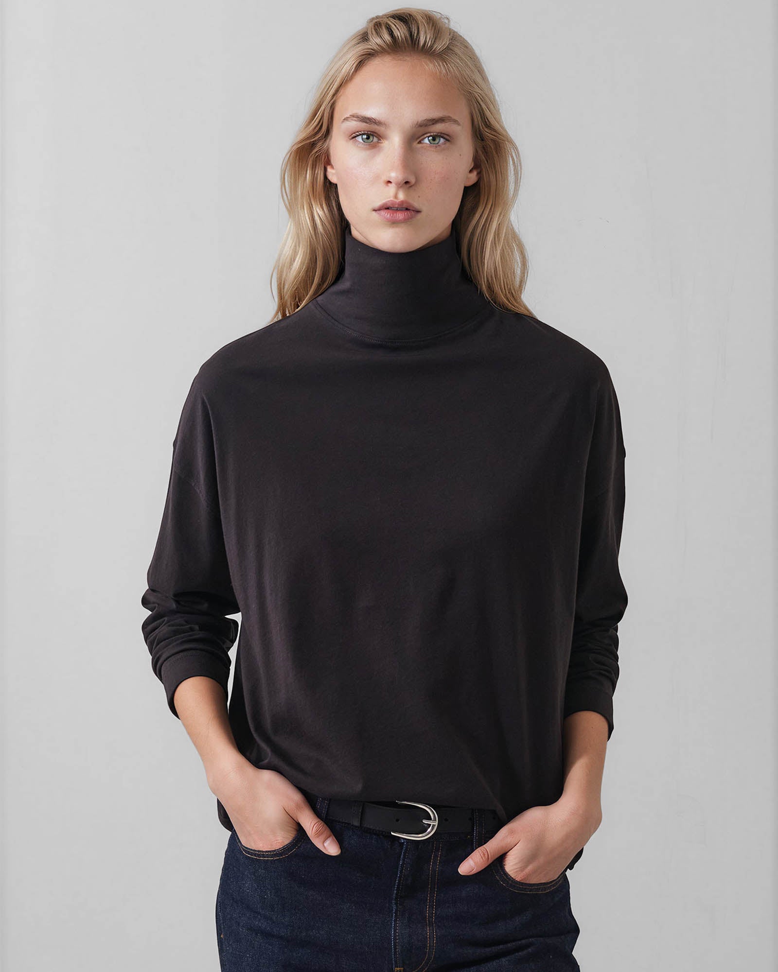 Long Sleeve Oversized Turtleneck