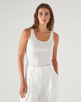 Scoop Ribbed Tank Top