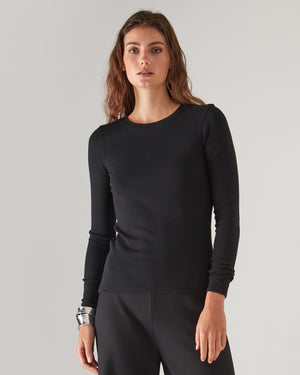 Rib Crew Top