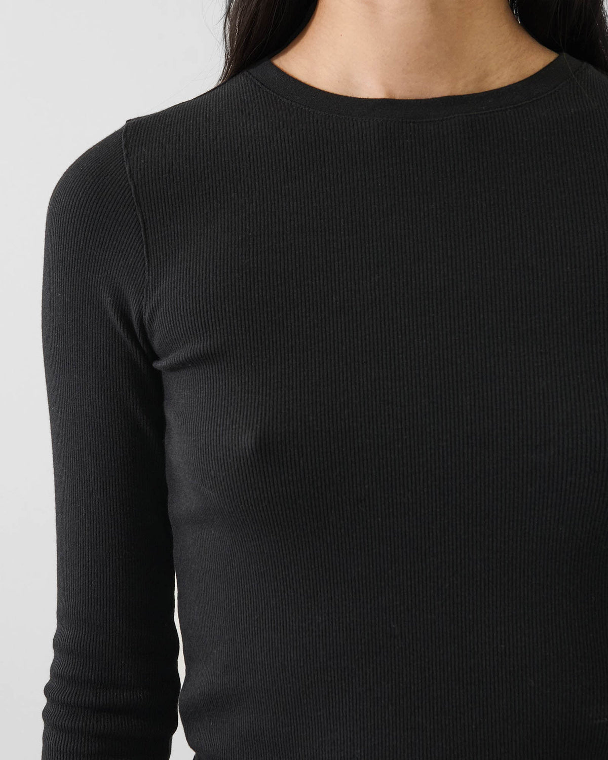Rib Crew Top