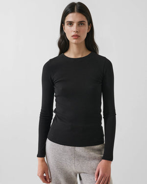 Rib Crew Top