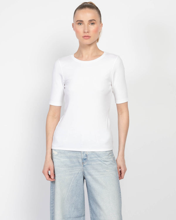 Rib Mock Neck Top