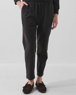 Brushed Pima Cotton Tapered Pant