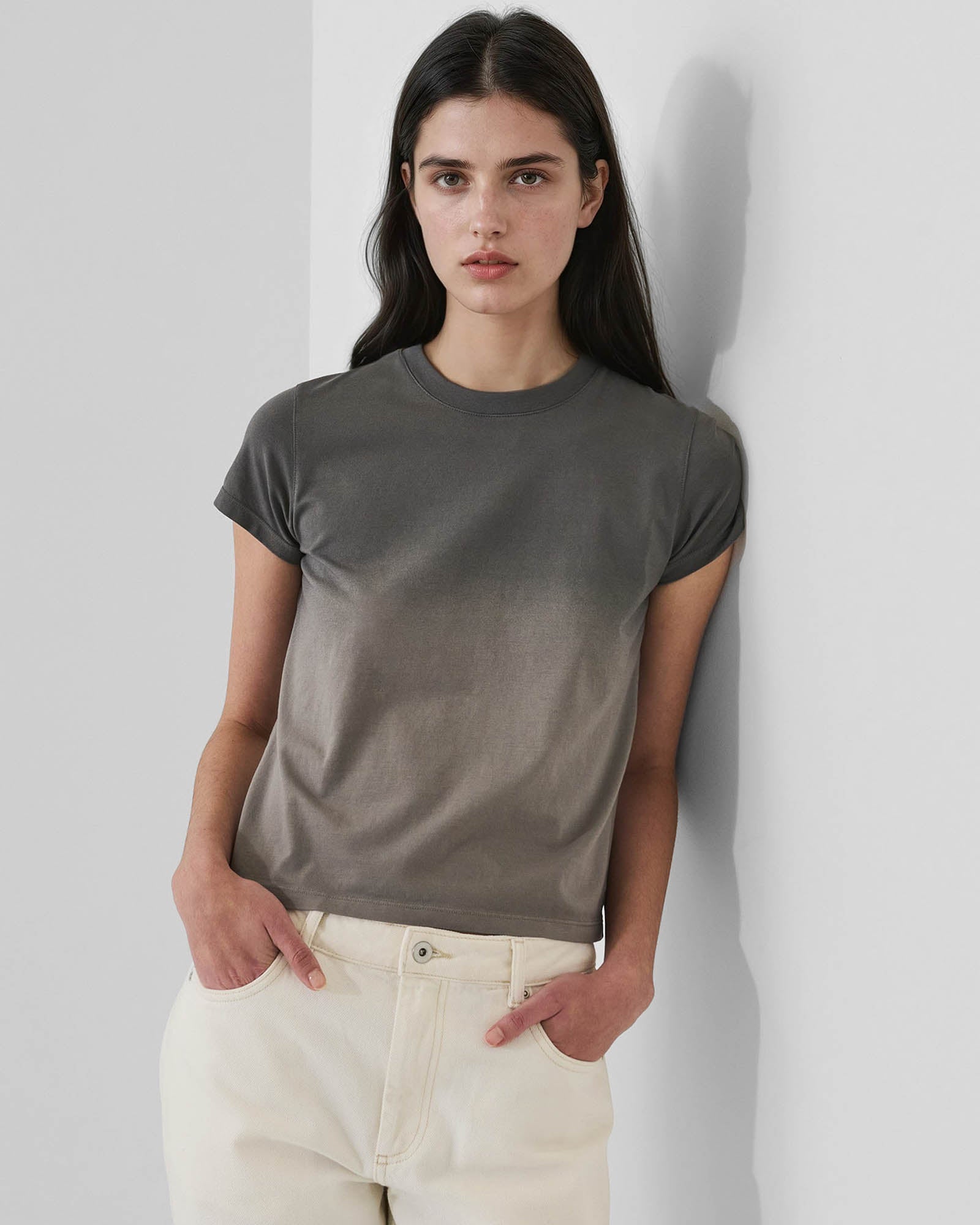 Fade Wash Pima Stretch Short Sleeve Baby T-Shirt
