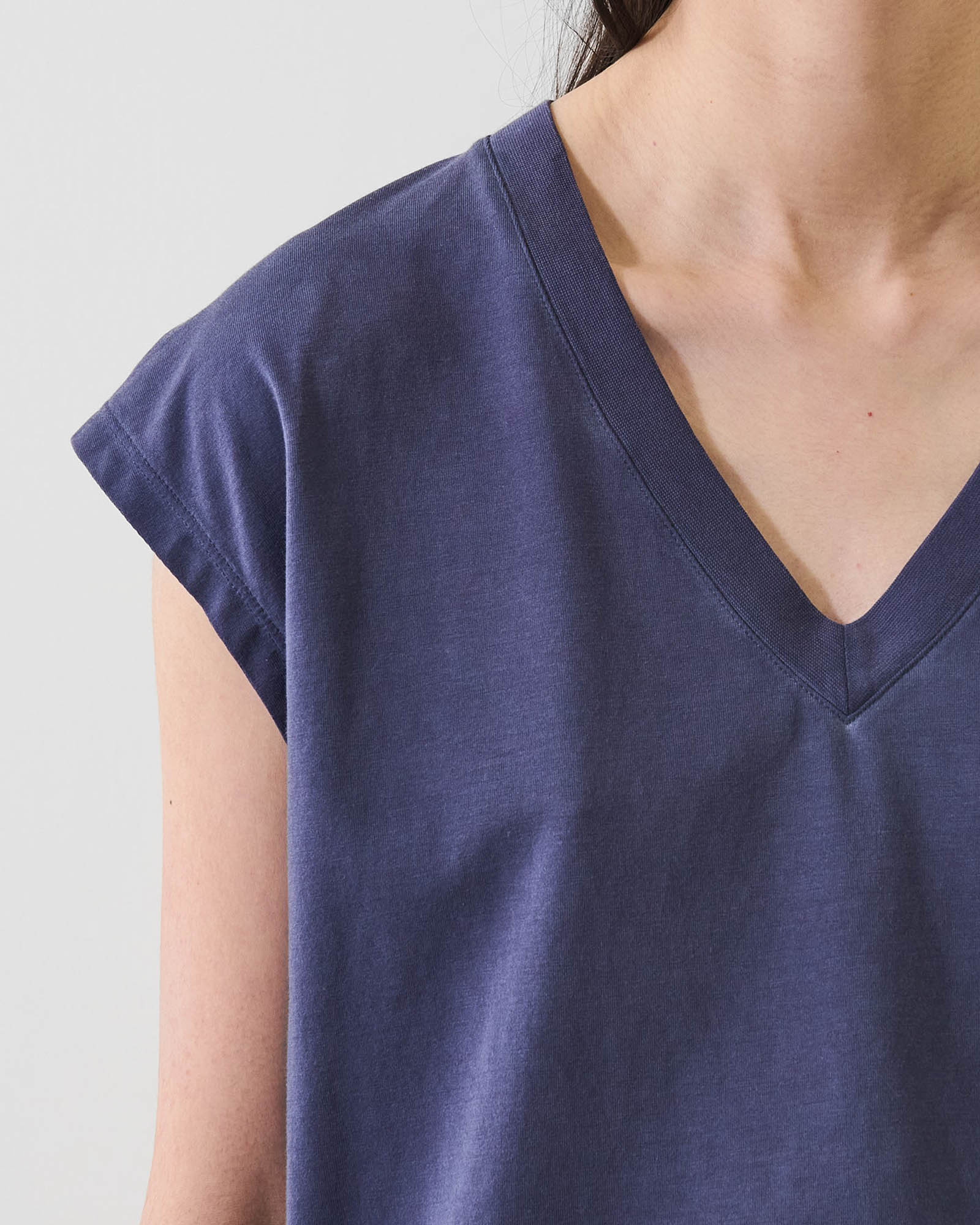 Sublime Reactive Pima Cotton Stretch Dolman V-Neck