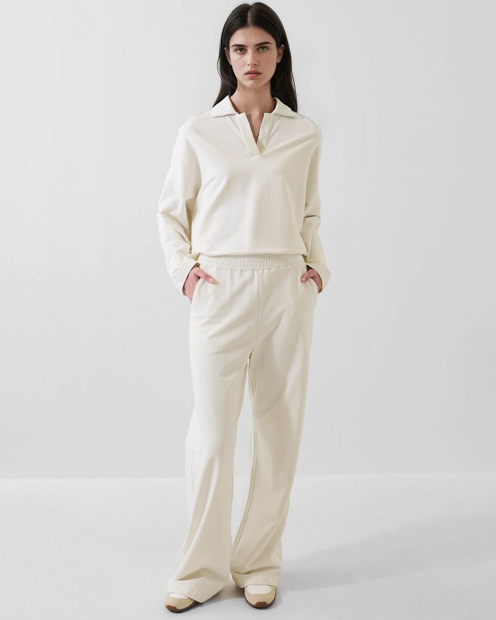 Pima Cotton French Terry Relaxed Pant
