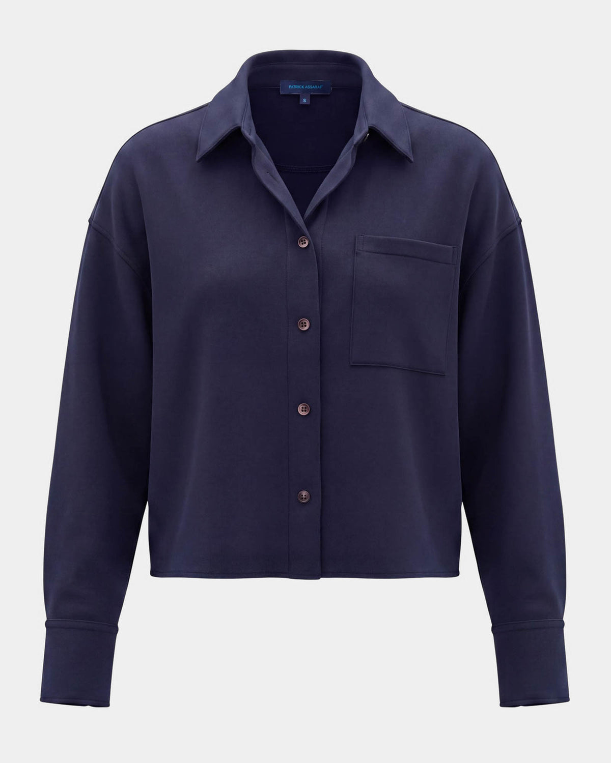 Brushed French Terry Boxy Shirt