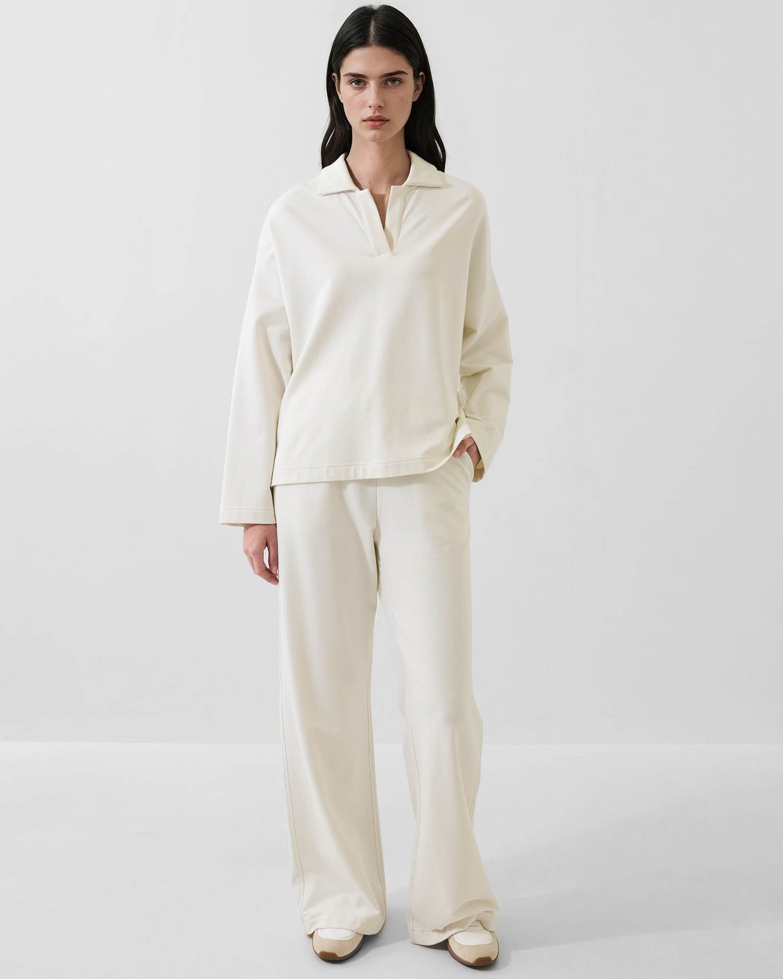 Pima Cotton French Terry Relaxed Polo