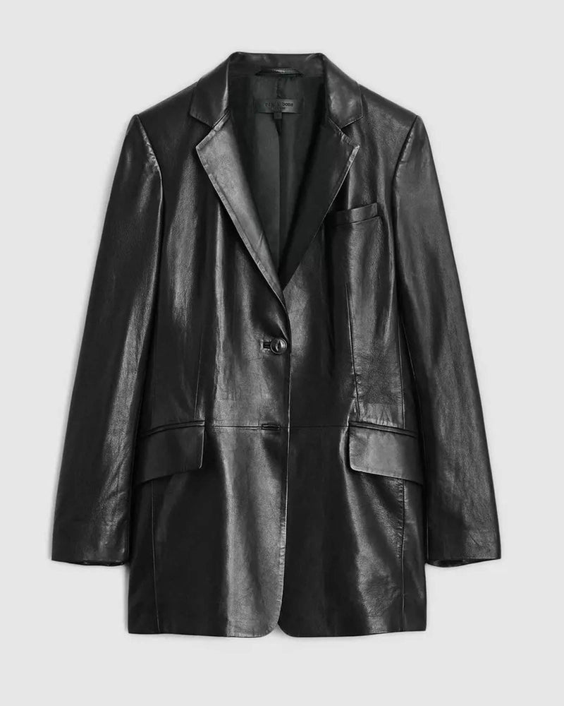 Charles Leather Blazer