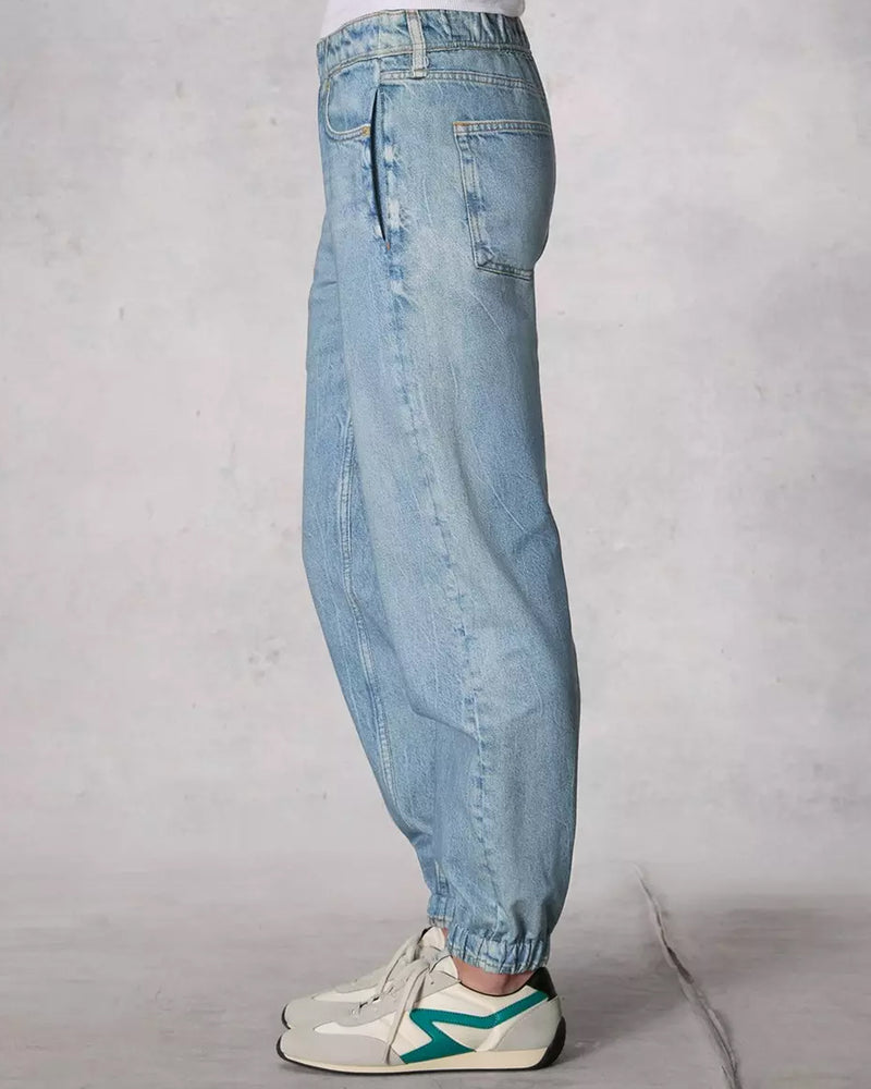 Denim Jogger Pants