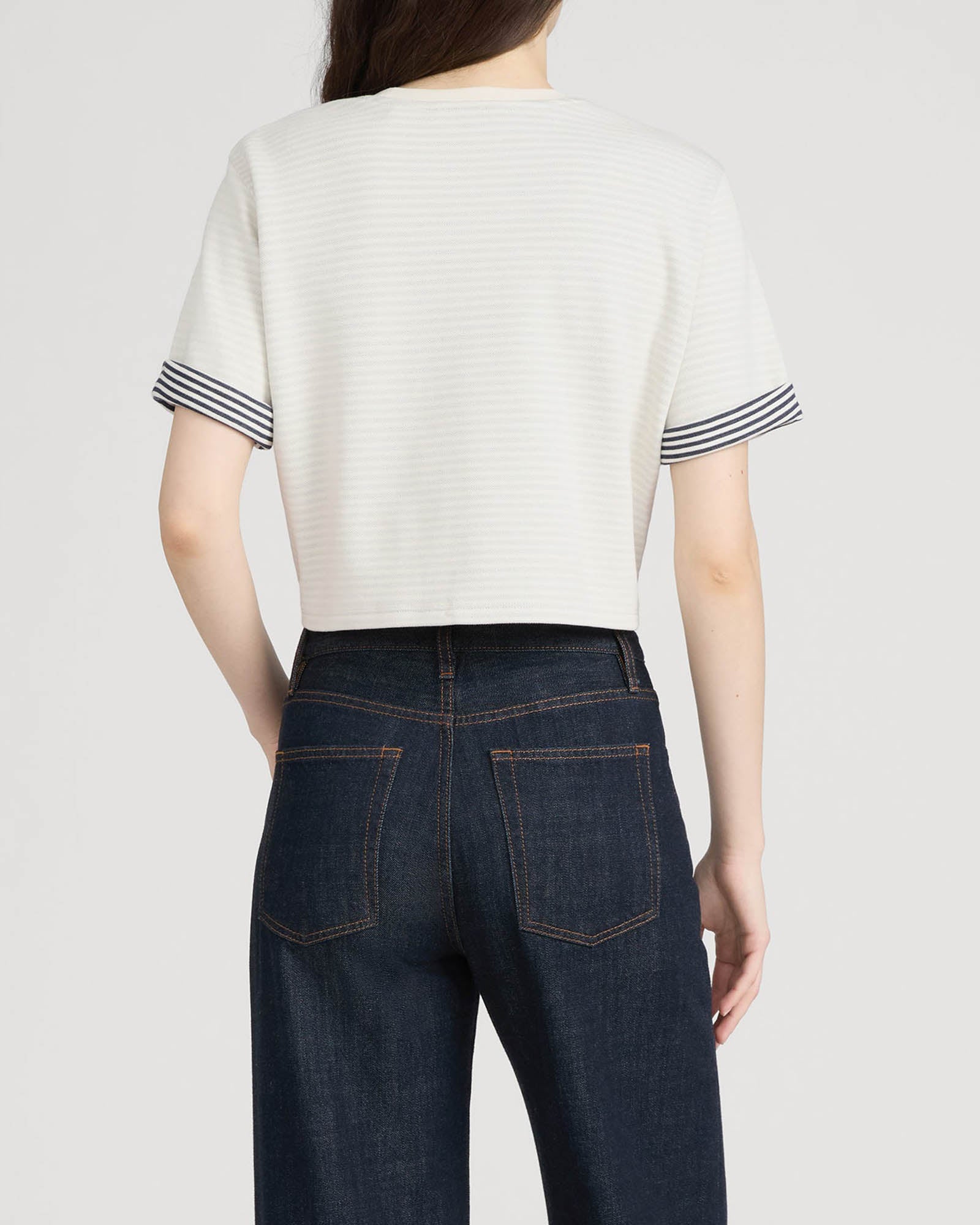 The Stripe Cuff Top