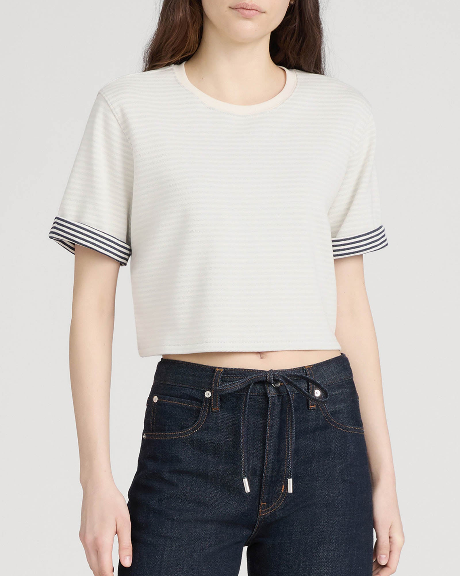 The Stripe Cuff Top