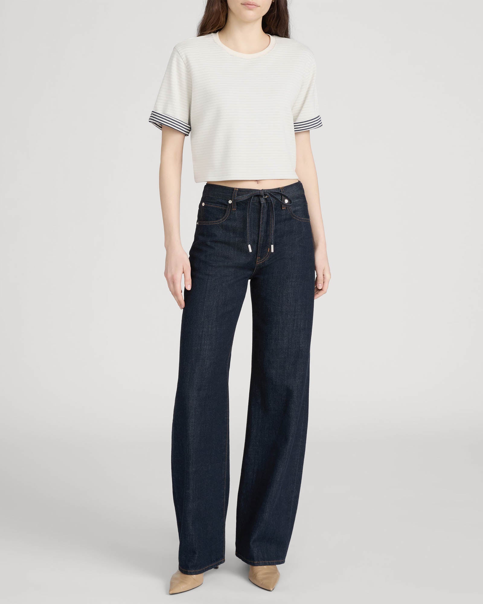The Stripe Cuff Top