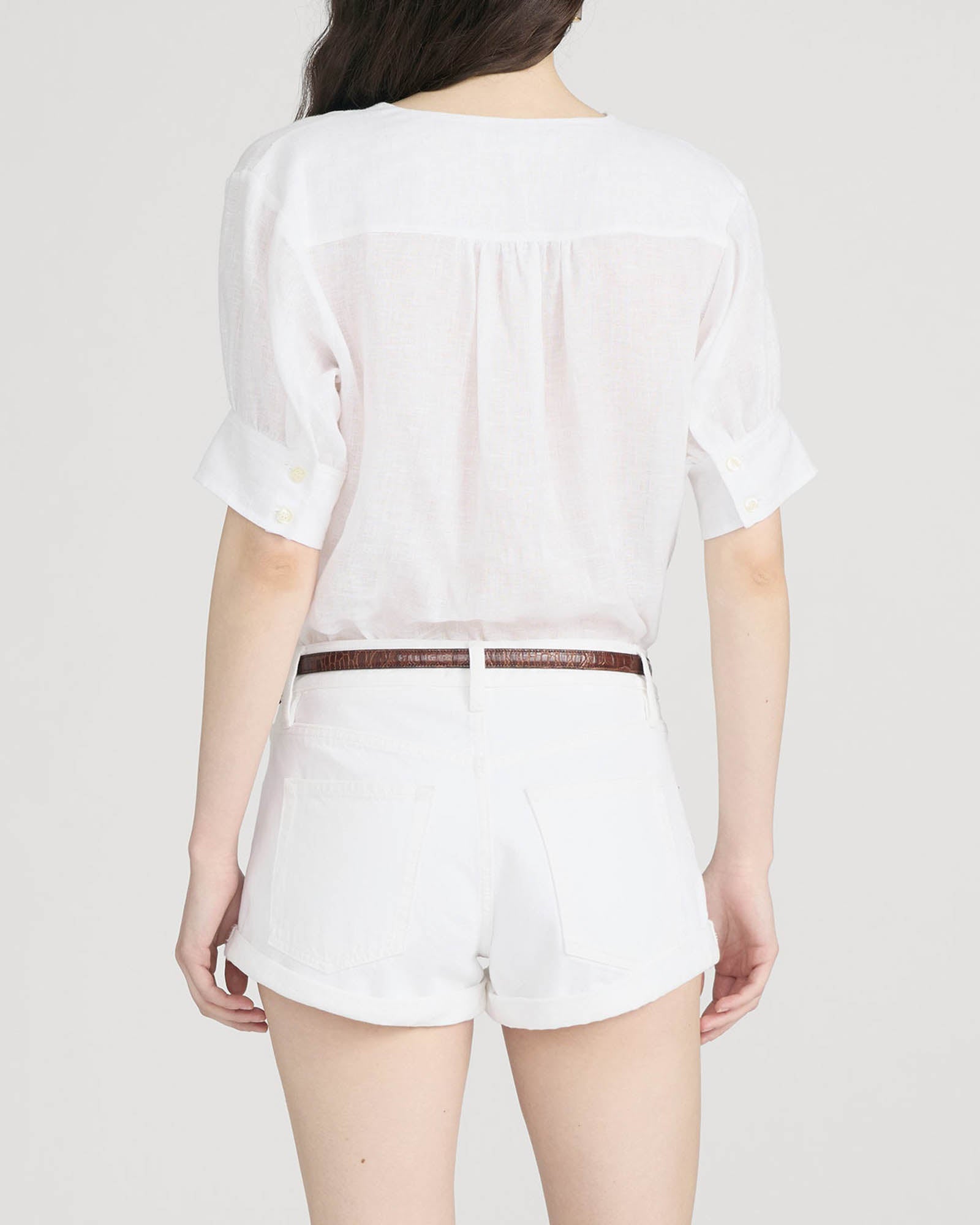V-Neck Popover Top