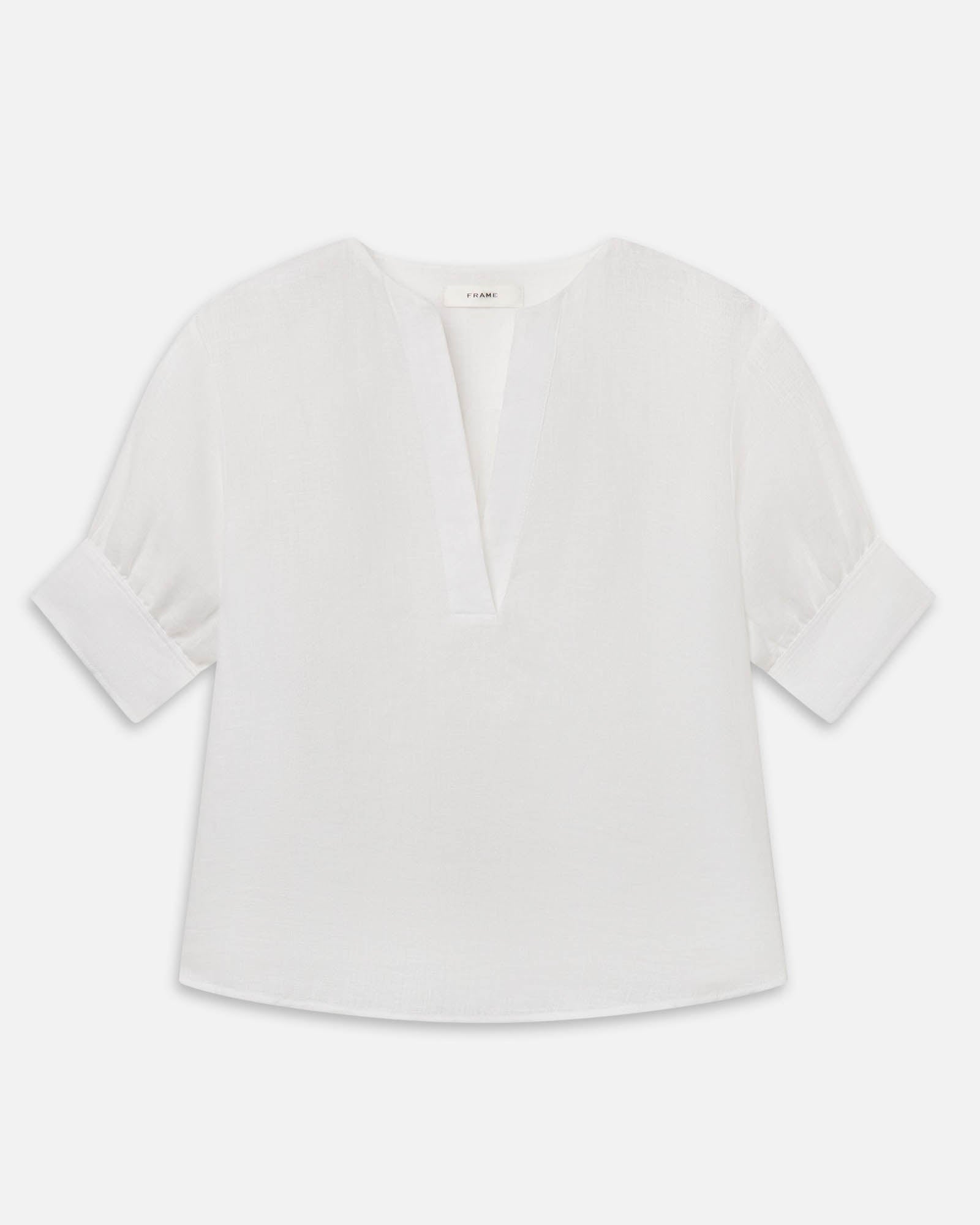 V-Neck Popover Top