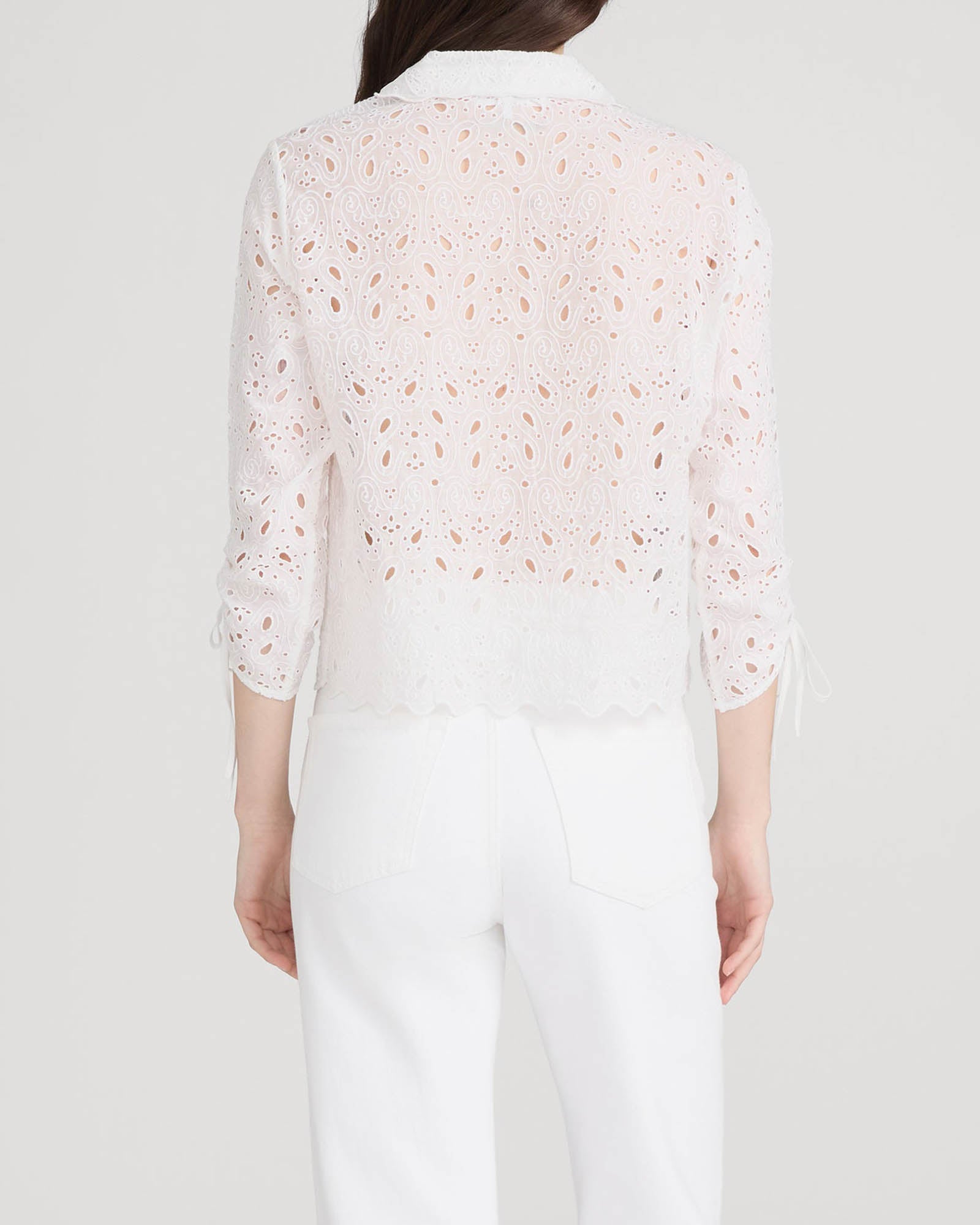Paisley Eyelet Shirt