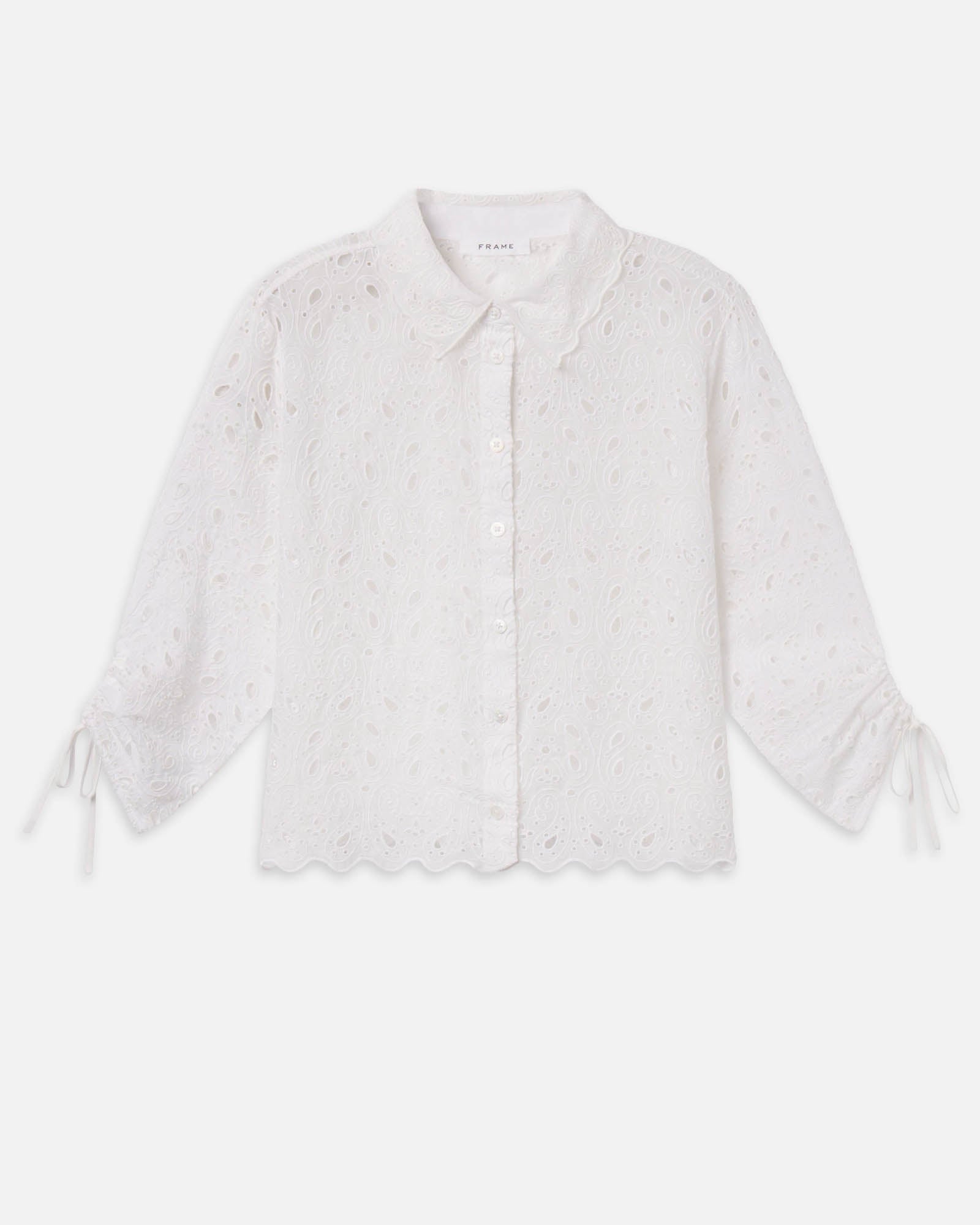 Paisley Eyelet Shirt