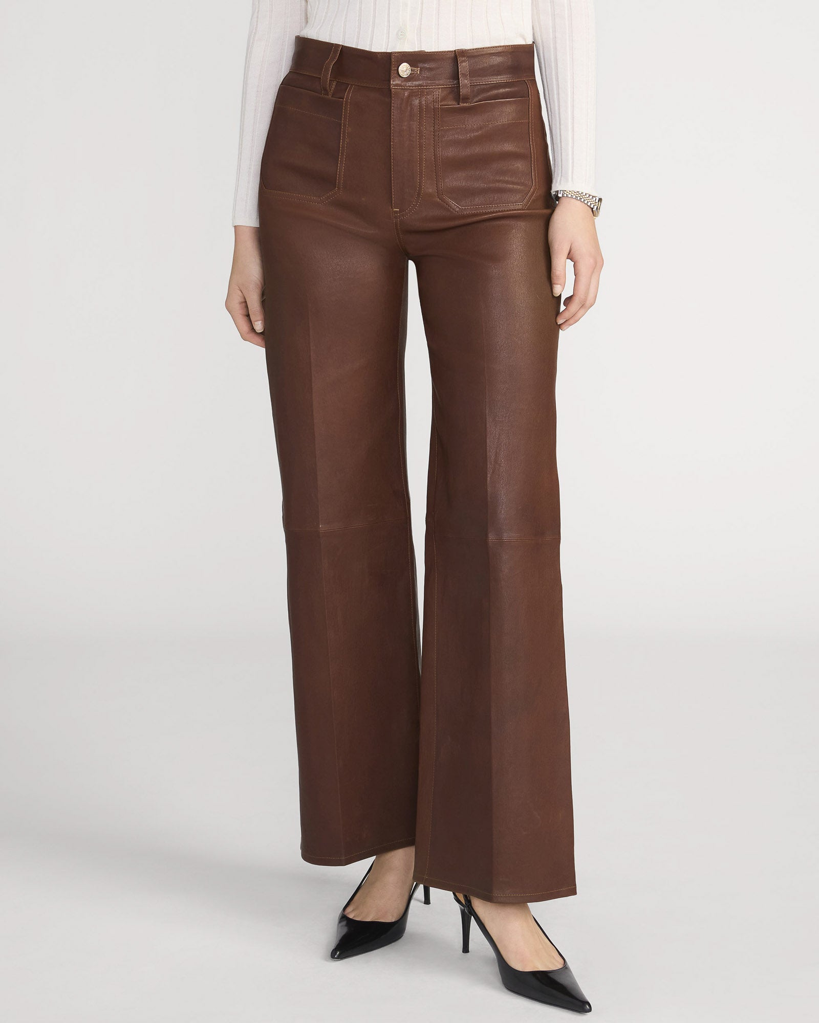 Le Slim Palazzo Modernist Pocket Leather