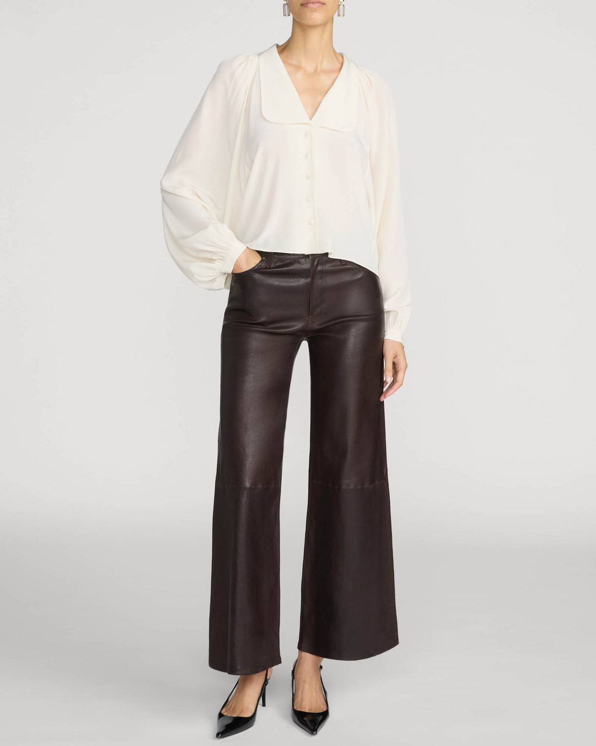 Leather Swing Pant