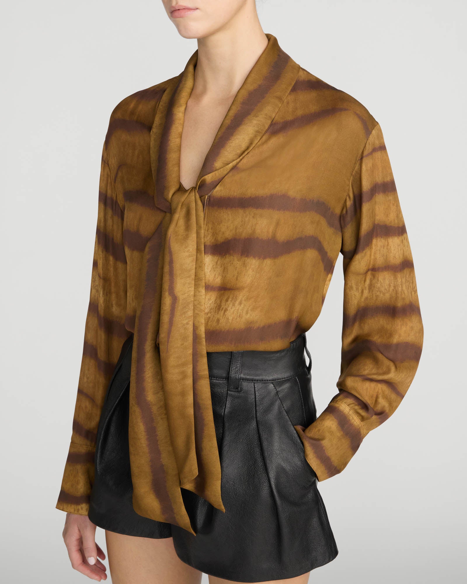 Oversized Tie Shirt