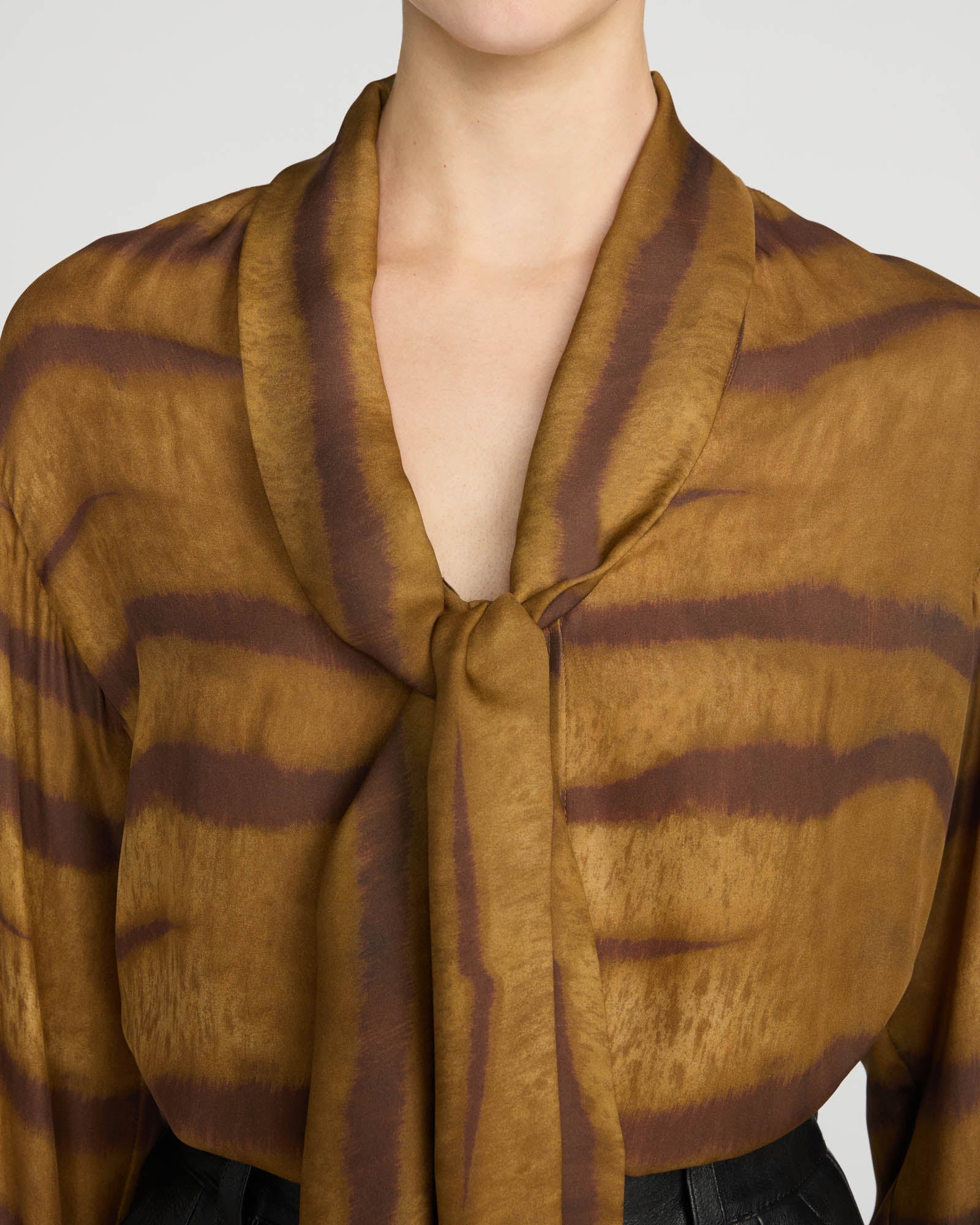 Oversized Tie Shirt