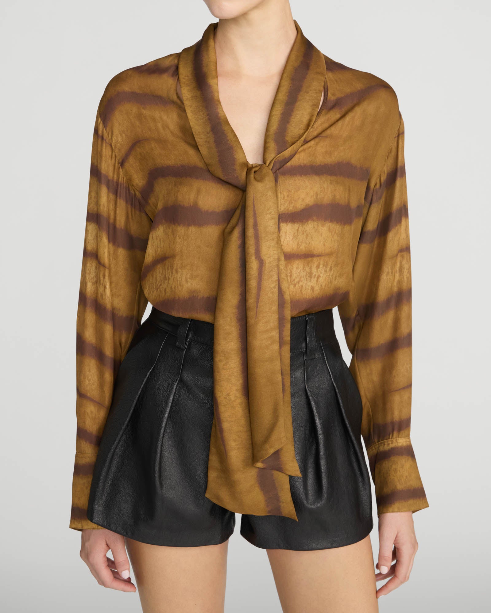 Oversized Tie Shirt