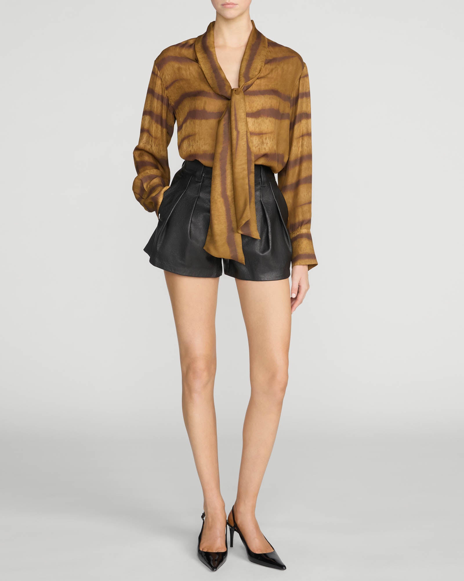 Oversized Tie Shirt