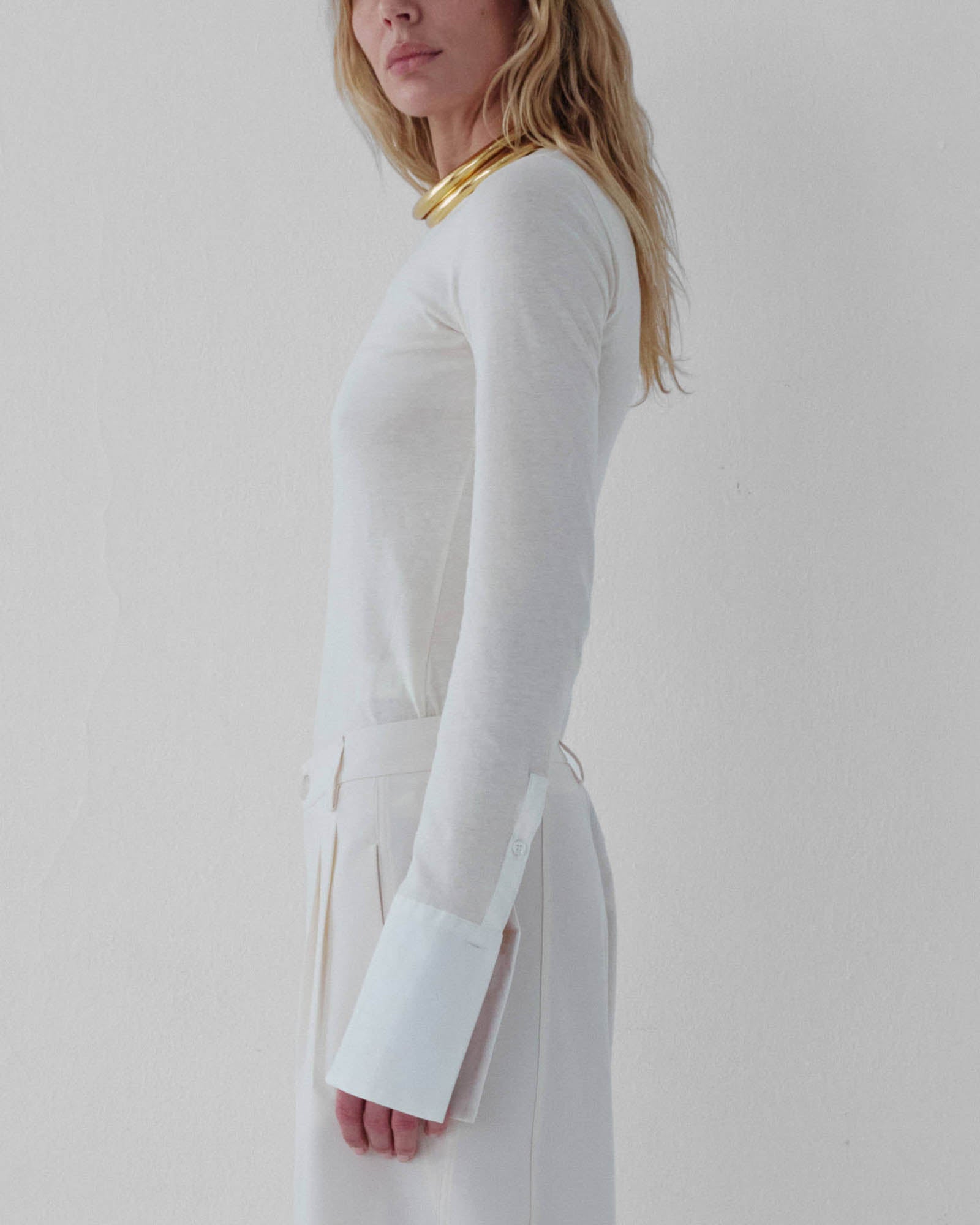 Nora Shirt Cuff Top