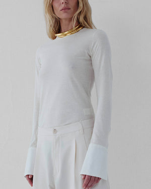 Nora Shirt Cuff Top