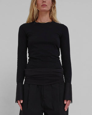 Nora Shirt Cuff Top