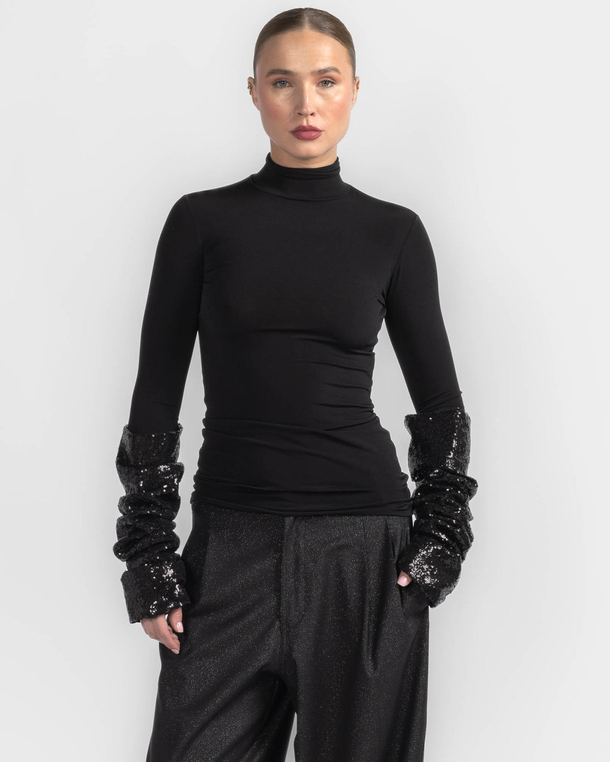 Camie Detachable Sleeve Top