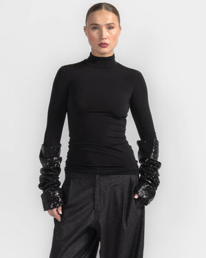 Camie Detachable Sleeve Top