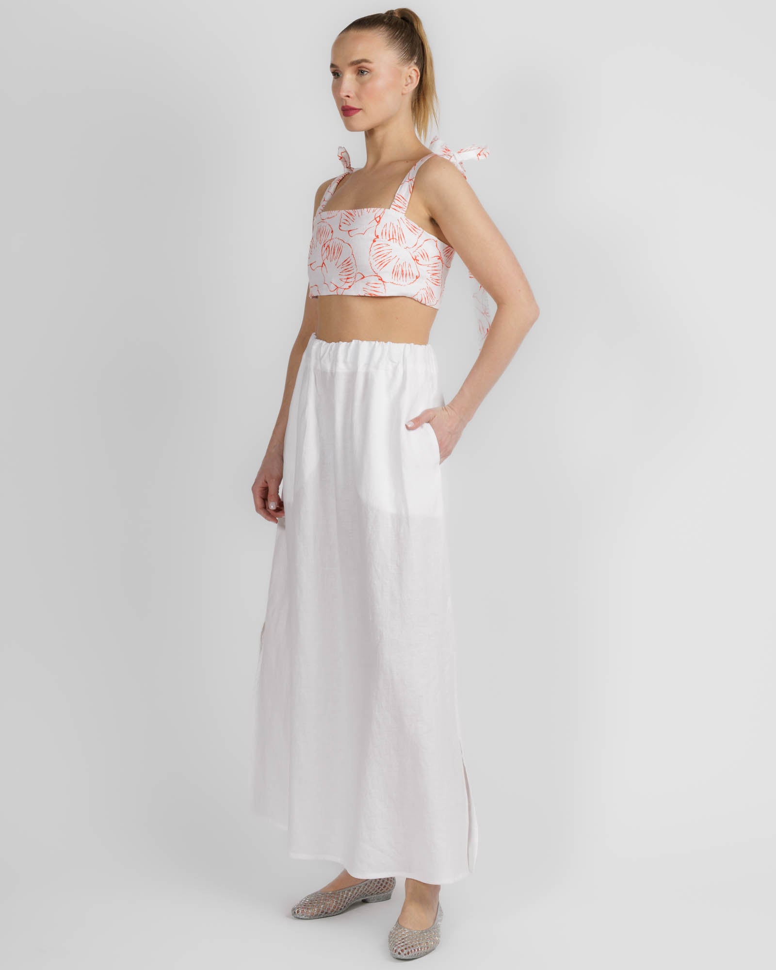 Tie Shoulder Top
